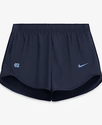 Nike Women's Navy North Carolina Tar Heels Tempo Mid-Rise Dri-fit Shorts