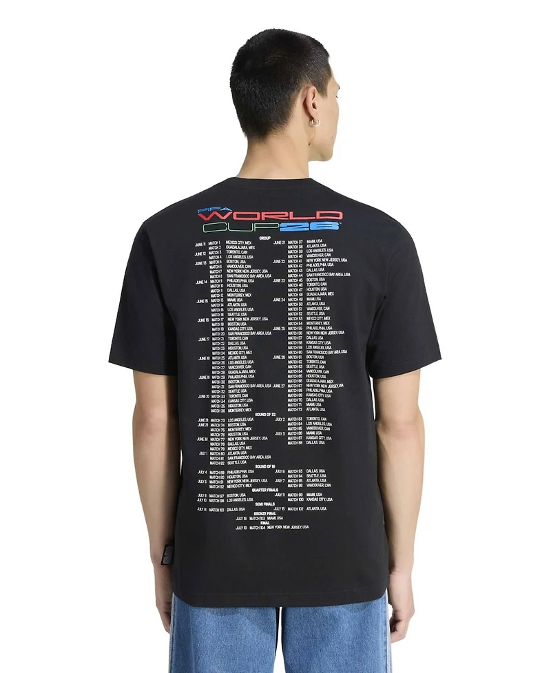 Adidas Men's Black 2026 Fifa World Cup Tour T-Shirt
