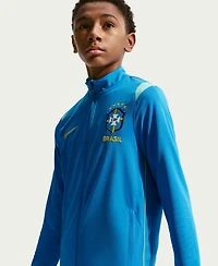Nike Big Boys and Girls Blue Brazil National Team 2026 Academy Pro Dri-fit Tracksuit