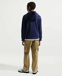 Nike Big Boys and Girls Blue France National Team Club Hoodie