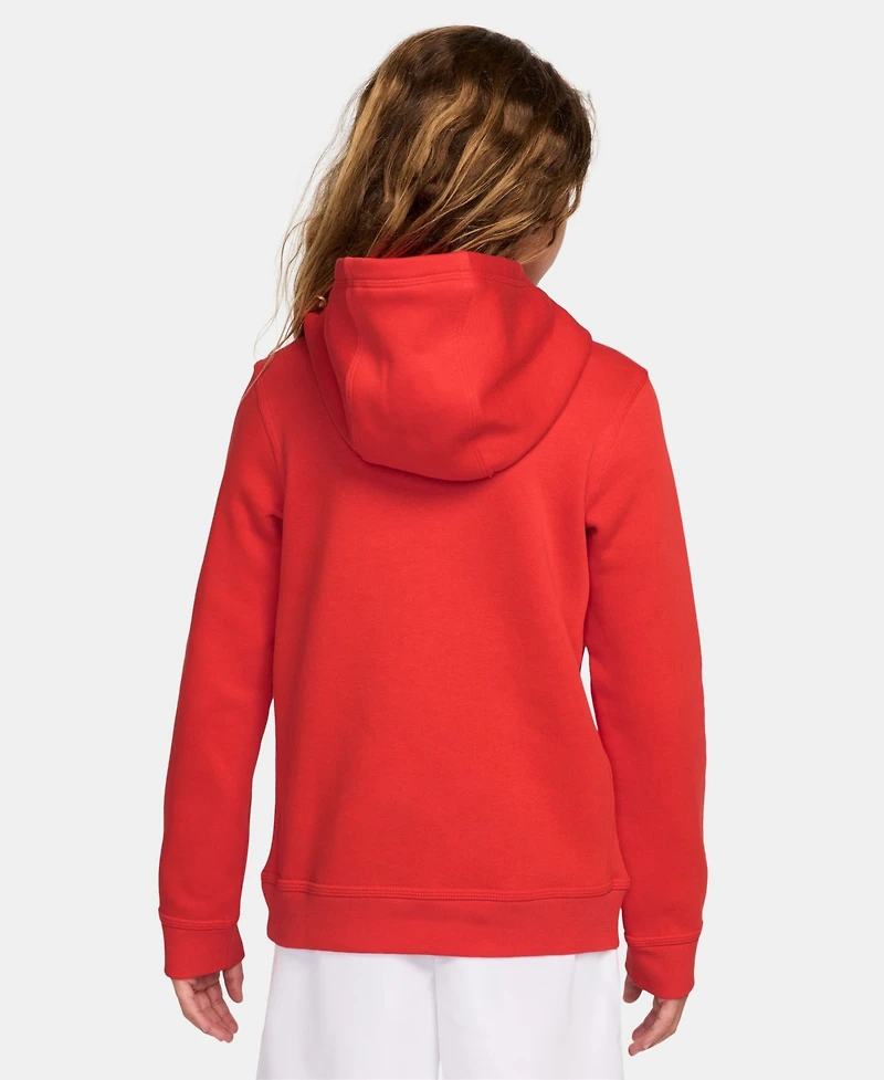 Nike Big Boys and Girls Red Norway National Team Club Hoodie