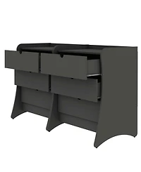 Manhattan Comfort Coney 2-Piece 28" 3-Drawer Nightstands