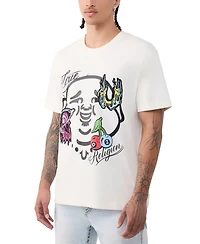 True Religion Men's Buddha Face Logo Short-Sleeve T-Shirt