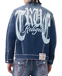 True Religion Men's Jimmy Super T Oversized Jacket