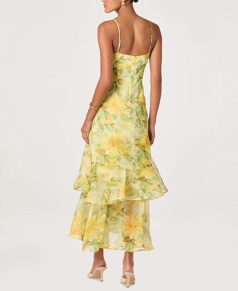 Astr the Label Women's Alison Sleeveless Tiered Dress