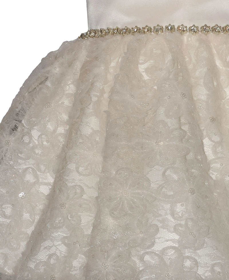Bonnie Baby Girls' 3D Embroidery Party Dress