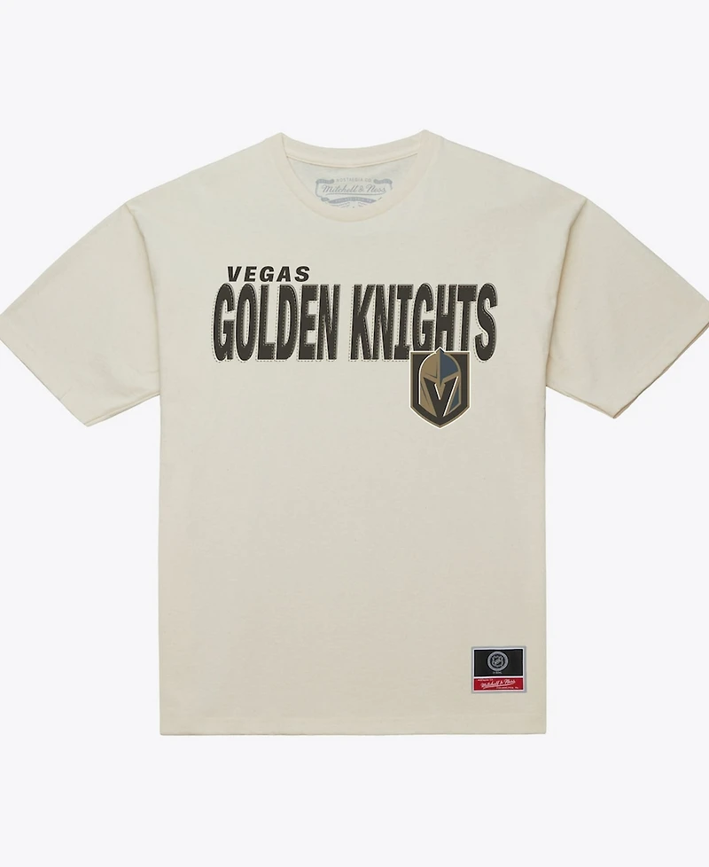 Mitchell & Ness Men's Cream Vegas Golden Knights Core Plus T-Shirt