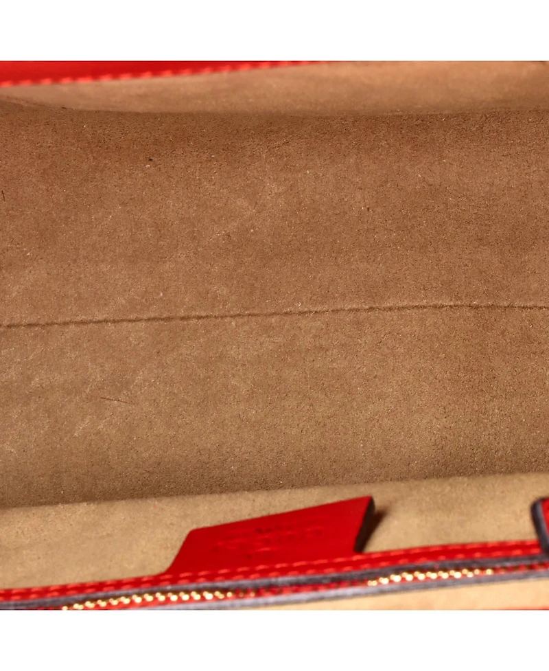 Pre-Owned Gucci Small Padlock Top Handle Bag Gg Coated Canvas and Leather