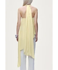 Nocturne Women's Sleeveless Halter Blouse