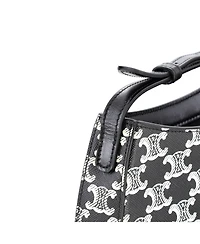 Pre-Owned Celine Medium Triomphe Tilly Bag Triomphe Coated Canvas
