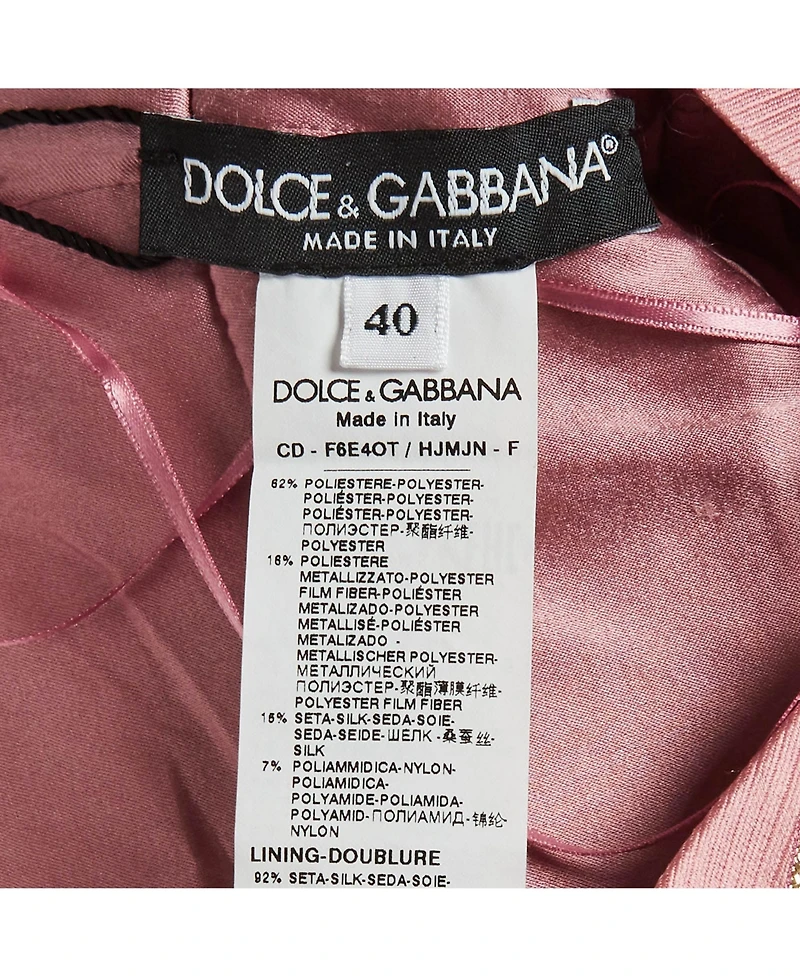 Pre-Owned Dolce & Gabbana Women's Brocade Sleeveless Mini Dress