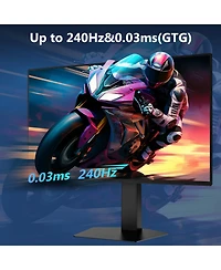 Z-edge Infinyx Series X27 Oled 2K Qhd 2560x1440 240Hz Gtg 0.03ms Gaming Monitor, with Adjustable Stand