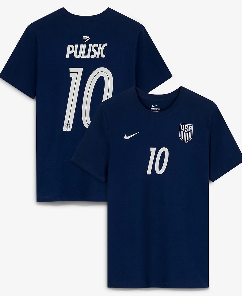 Nike Men's Christian Pulisic Navy Usmnt Away Name Number T-Shirt