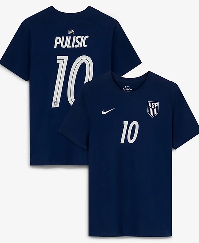 Nike Men's Christian Pulisic Navy Usmnt Away Name Number T-Shirt