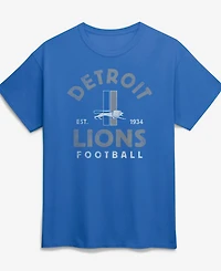 Logo Athletic Men's Blue Detroit Lions Vintage Arch T-Shirt
