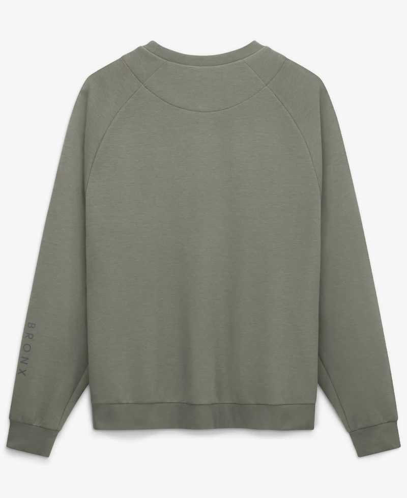 Nike Men's Olive New York Yankees Statement Primary Raglan Dri-fit Sweatshirt