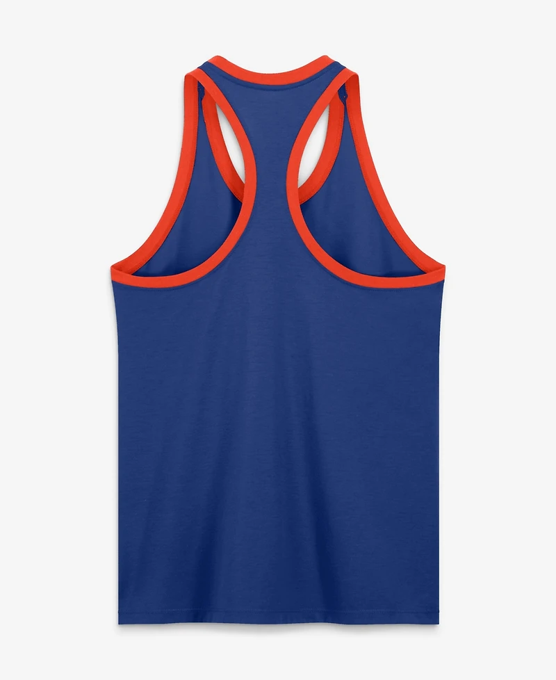 Nike Women's Royal New York Mets Tri-Blend Dri-fit Racerback Tank Top