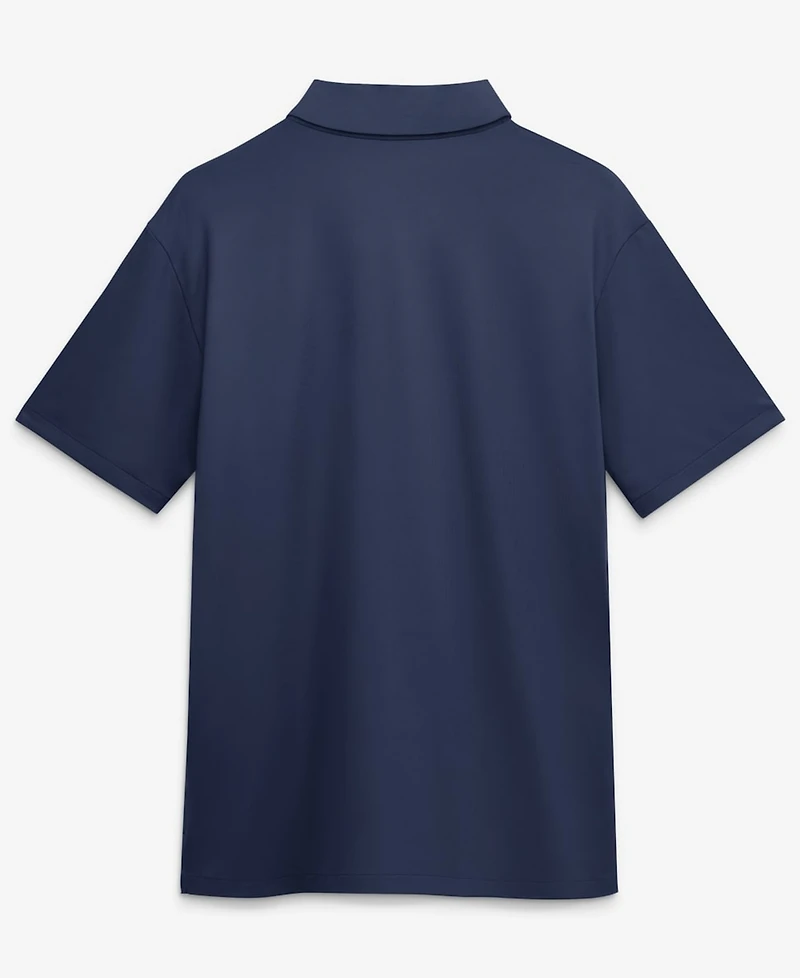 Nike Men's Navy Atlanta Braves Tour Dri-fit Polo Shirt