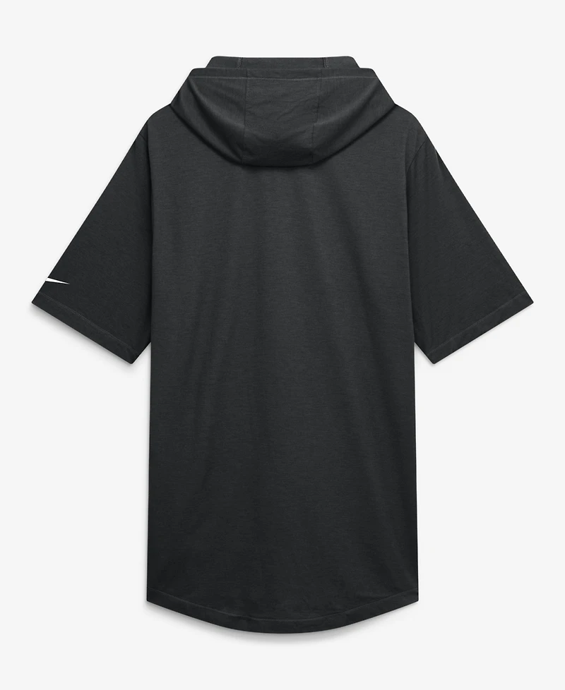 Nike Men's Black Detroit Lions Tri-Blend Hooded T-Shirt