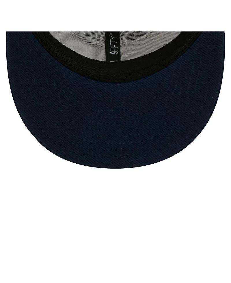 New Era Men's Navy New England Patriots Core Team 9FIFTY Trucker Snapback Hat