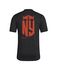 Adidas Men's Black New York Red Bulls Aeroready Pregame T-Shirt