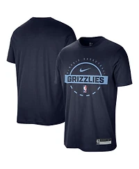 Nike Men's Navy Memphis Grizzlies 2025/26 On-Court Flare Performance Practice T-Shirt