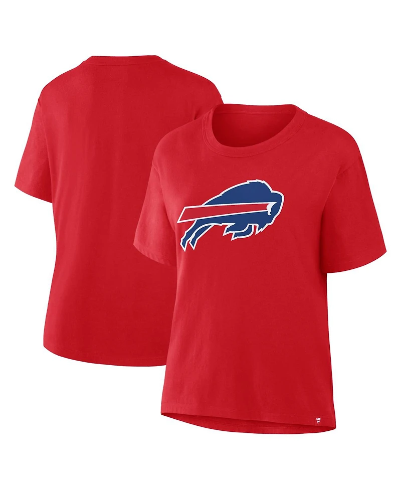 Fanatics Women's Red Buffalo Bills Essential Legacy T-Shirt