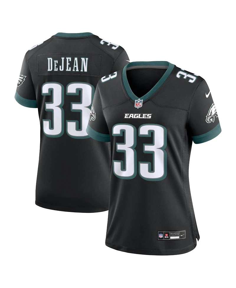 Nike Women's Cooper DeJean Black Philadelphia Eagles Alternate Game Jersey