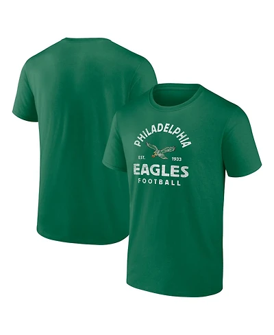 Logo Athletic Men's Kelly Green Philadelphia Eagles Vintage Arch T-Shirt