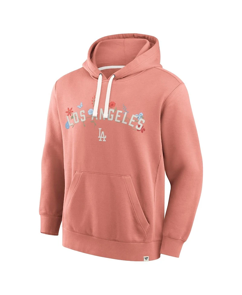 Fanatics Men's Pink Los Angeles Dodgers Bloom Hoodie