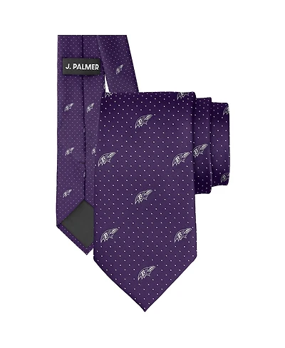 J. Palmer Men's Baltimore Ravens Game Day Polka Dot Tie