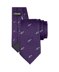 J. Palmer Men's Baltimore Ravens Game Day Polka Dot Tie