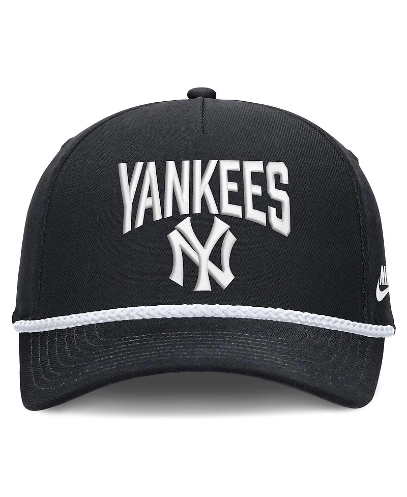 Nike Men's Navy New York Yankees Cooperstown Rise Adjustable Hat