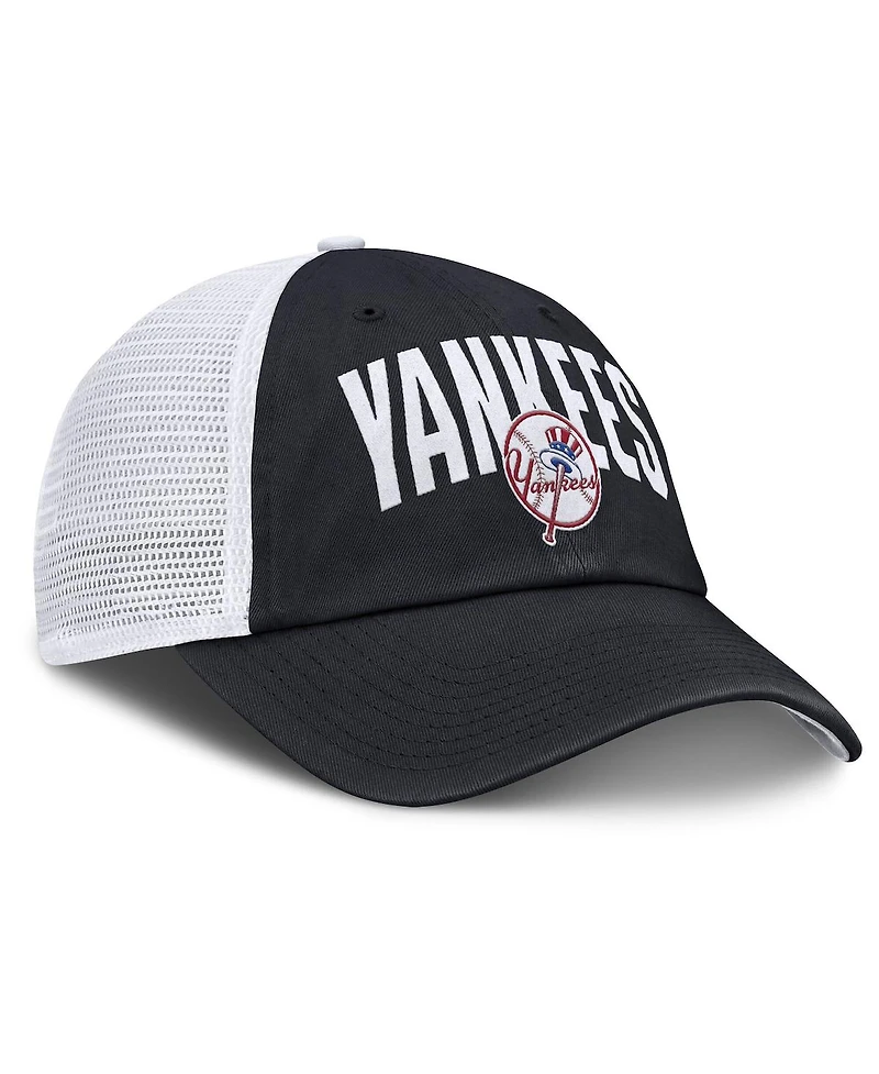 Nike Men's Navy New York Yankees Primetime Club Adjustable Trucker Hat