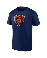 Logo Athletic Men's Navy Chicago Bears Primary T-Shirt