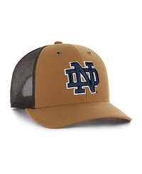 '47 Brand X Carhartt Men's and Women's Brown Notre Dame Fighting Irish Trucker Adjustable Hat