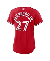 Nike Women's Vladimir Guerrero Jr. Red Toronto Blue Jays Canada Day Replica Jersey