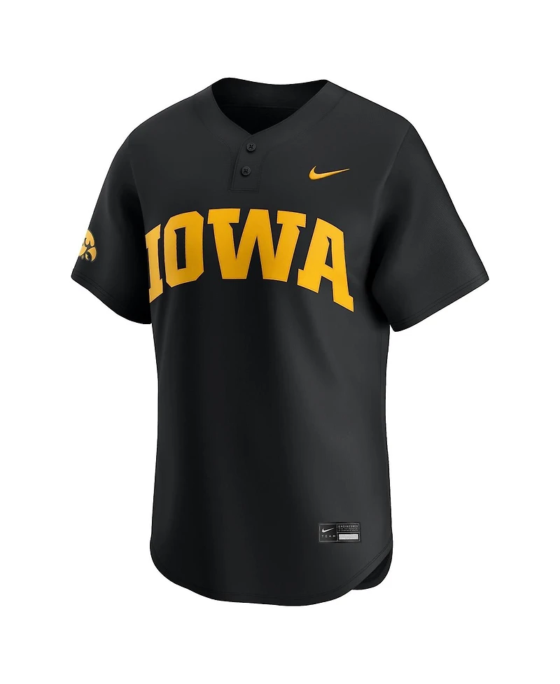 Nike Men's Black Iowa Hawkeyes Home Limited Baseball Jersey