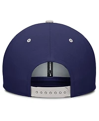 Nike Men's Navy/Silver Brooklyn Dodgers Cooperstown Collection Pro Dri-fit Snapback Hat