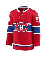 Fanatics Men's Ivan Demidov Red Montreal Canadiens Home Premium Jersey