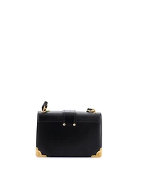 Pre-Owned Prada Large Cahier Crossbody Bag Leather and Saffiano Leather