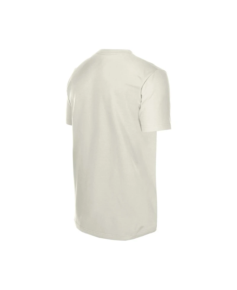 New Era Men's Cream York Yankees Injection Lifestyle Foodie Fashion T-Shirt