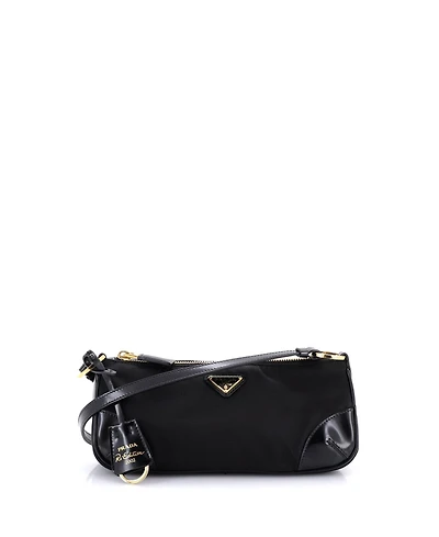 Pre-Owned Prada Re-Edition 2002 Shoulder Bag Re-Nylon and Leather