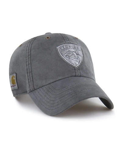'47 Brand X Carhartt Men's Charcoal Florida Panthers Clean Up Adjustable Hat