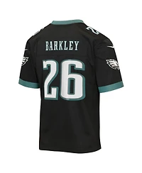 Nike Big Boys and Girls Saquon Barkley Black Philadelphia Eagles Alternate Game Jersey