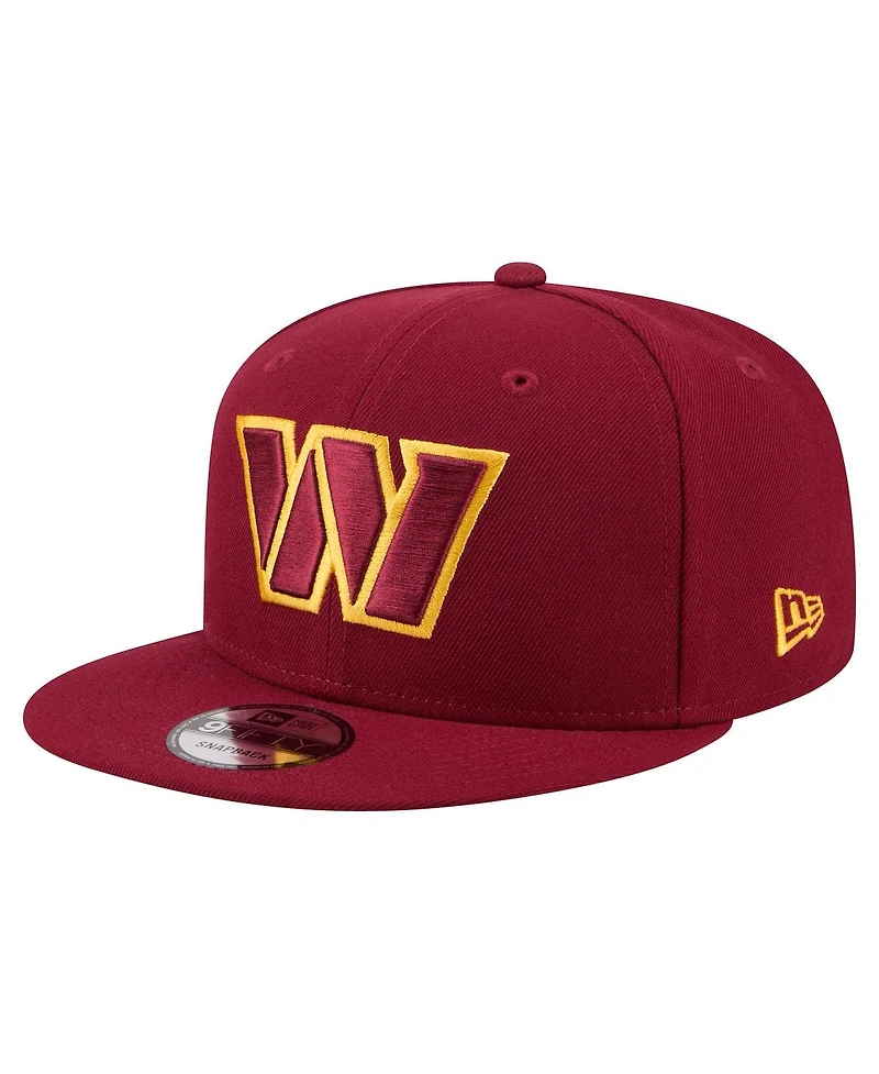 New Era Men's Burgundy Washington Commanders 9FIFTY Snapback Hat
