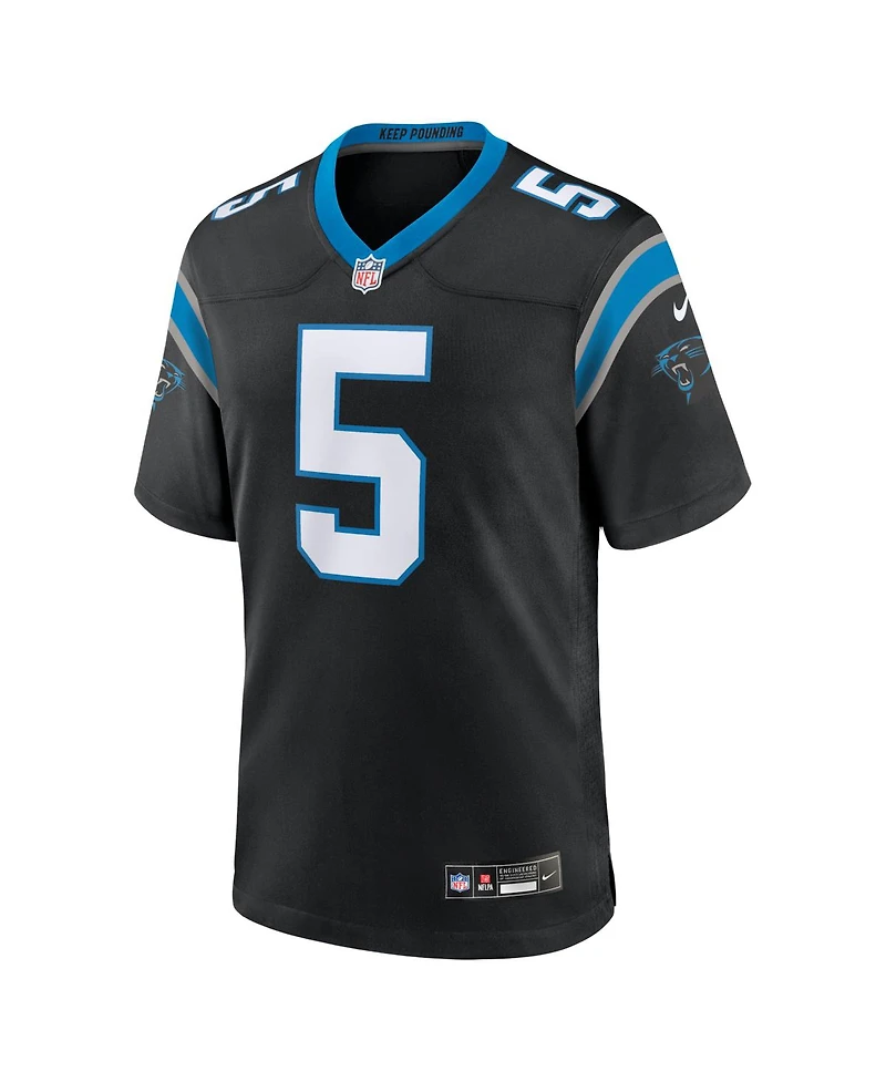 Nike Men's Jaelan Phillips Black Carolina Panthers Game Jersey