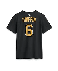 Nike Men's Konnor Griffin Black Pittsburgh Pirates Name Number T-Shirt