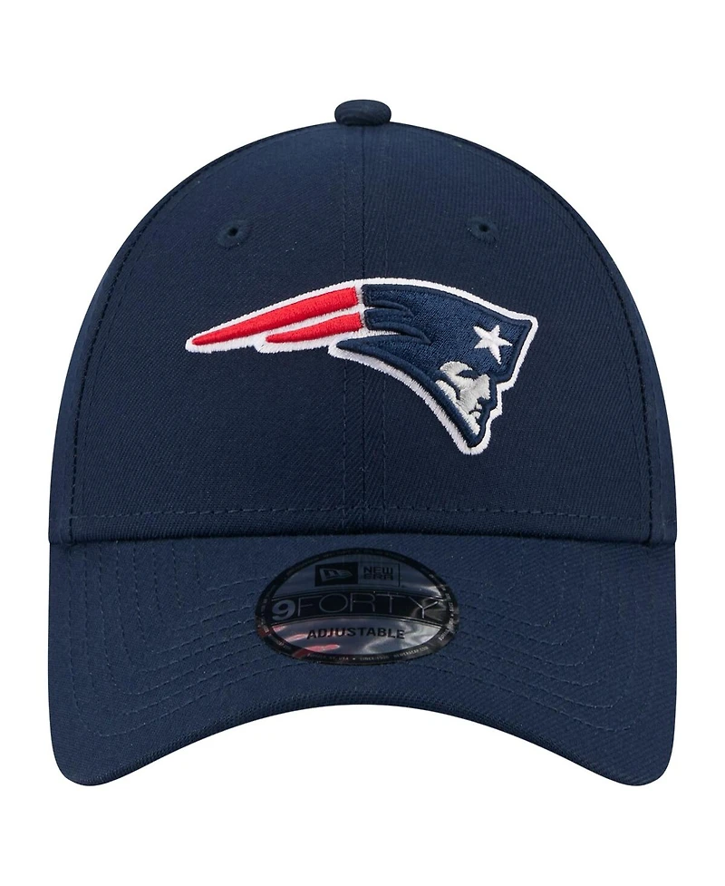 New Era Men's Navy New England Patriots Core Team 9FORTY Adjustable Hat