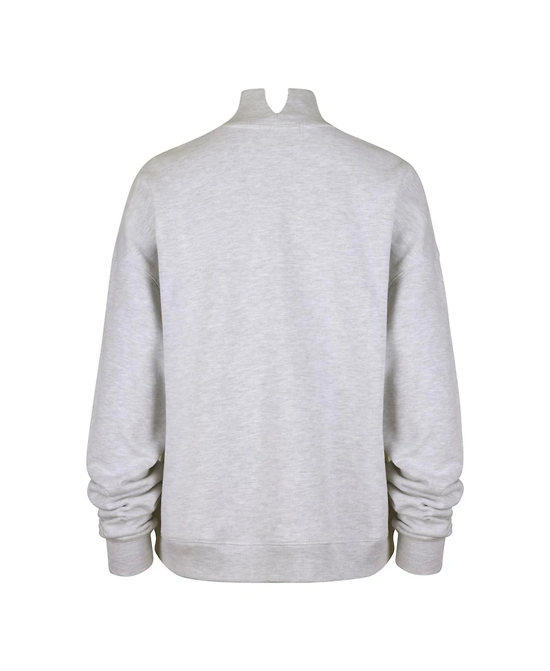 '47 Brand Women's Gray Clemson Tigers Laurel Arch Mock Neck Sweatshirt
